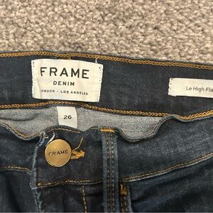 Frame Denim Dark Blue Flare Jeans